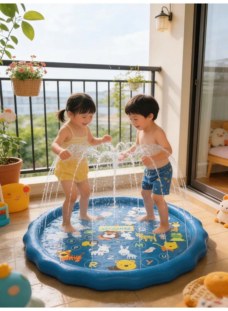 SplashEZ Outdoor Beach Water Toy Sprinkler Spray Pool for Kids - Image 5